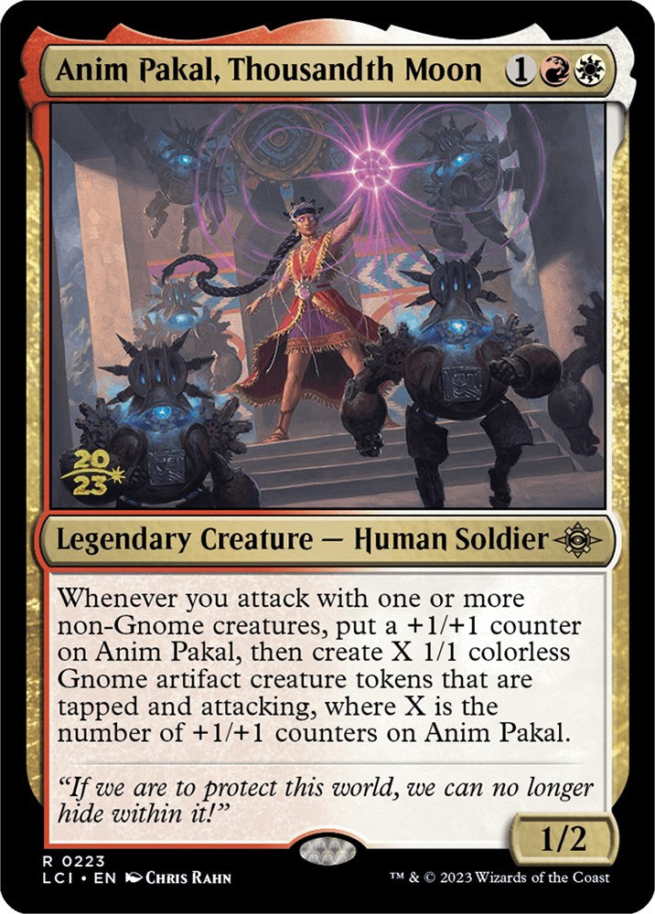 Anim Pakal, Thousandth Moon [The Lost Caverns of Ixalan Prerelease Cards] | Silver Goblin