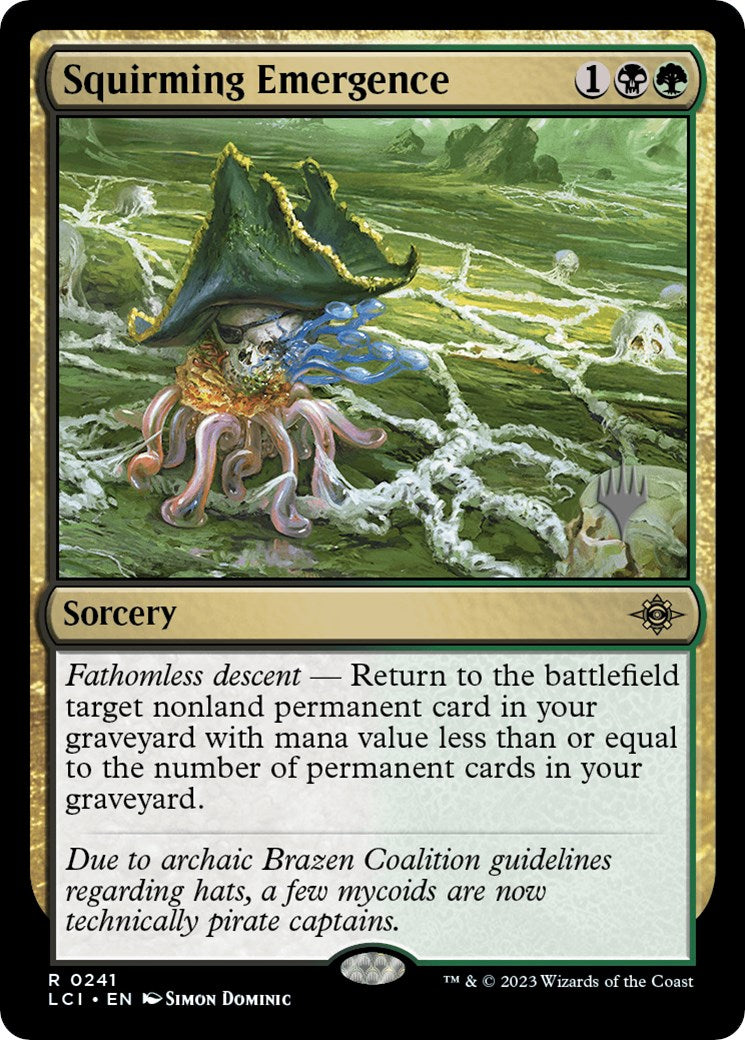 Squirming Emergence (Promo Pack) [The Lost Caverns of Ixalan Promos] | Silver Goblin