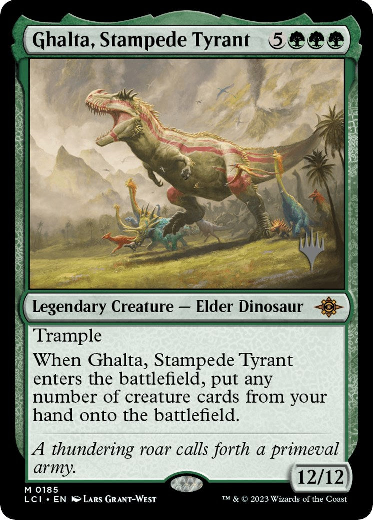 Ghalta, Stampede Tyrant (Promo Pack) [The Lost Caverns of Ixalan Promos] | Silver Goblin