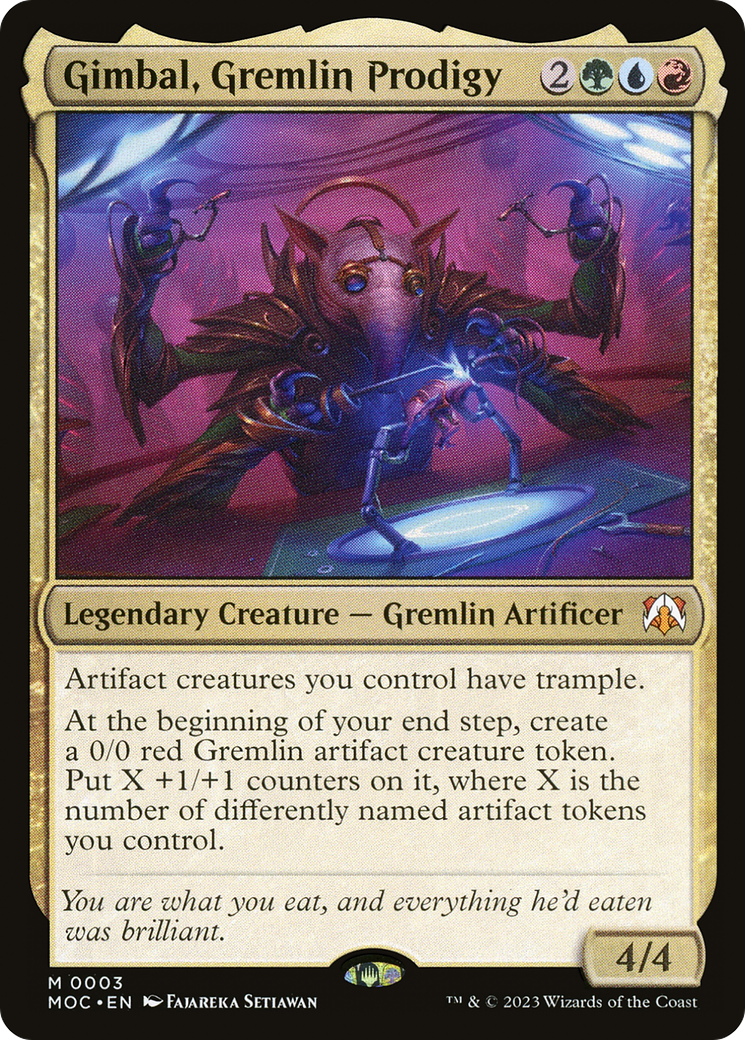 Gimbal, Gremlin Prodigy [March of the Machine Commander] | Silver Goblin