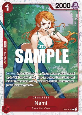 Nami - OP01-016 (Ultra Deck: The Three Captains) (OP01-016) - One Piece Promotion Cards Foil | Silver Goblin