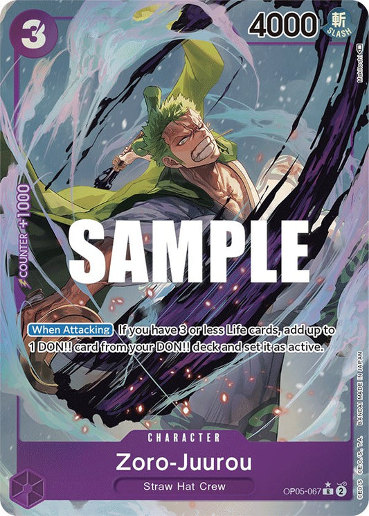 Zoro-Juurou (Alternate Art) (OP05-067) - Awakening of the New Era Foil