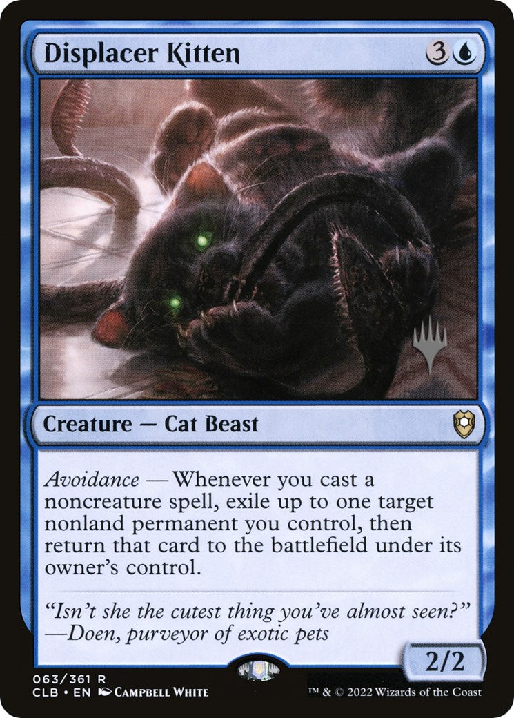 Displacer Kitten (Promo Pack) [The Lost Caverns of Ixalan Promos] | Silver Goblin