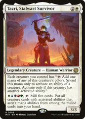 Tazri, Stalwart Survivor (Promo Pack) [The Lost Caverns of Ixalan Promos] | Silver Goblin