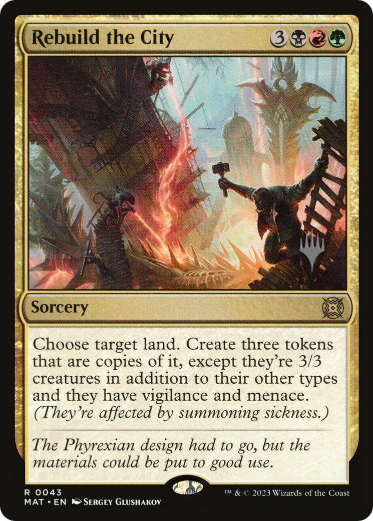Rebuild the City (Promo Pack) [The Lost Caverns of Ixalan Promos] | Silver Goblin