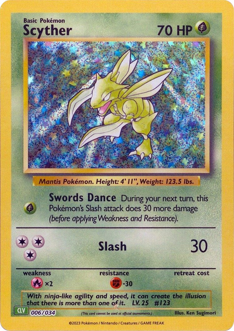 Scyther [Trading Card Game Classic] | Silver Goblin