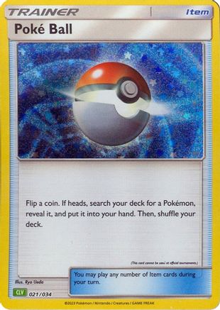 Poke Ball (CLV) (21) Holofoil - Trading Card Game Classic