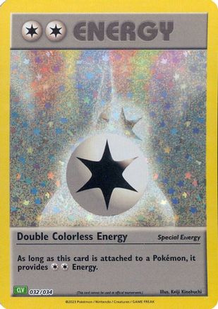 Double Colorless Energy (CLV) (32) Holofoil - Trading Card Game Classic