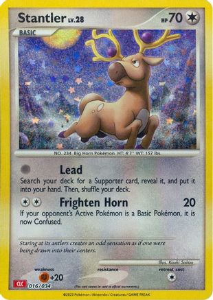 Stantler (16) Holofoil - Trading Card Game Classic