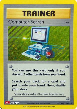 Computer Search (CLC) (20) Holofoil - Trading Card Game Classic