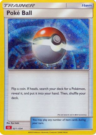 Poke Ball (CLC) (21) Holofoil - Trading Card Game Classic