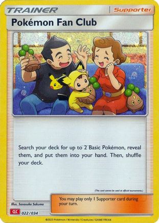 Pokemon Fan Club (CLC) (22) Holofoil - Trading Card Game Classic