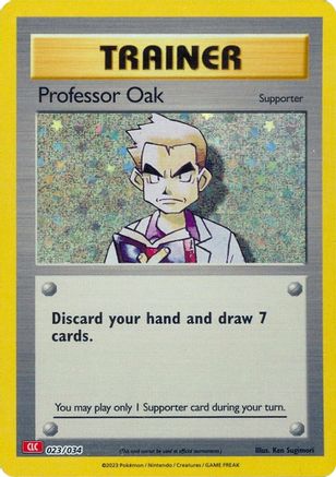 Professor Oak (CLC) (23) Holofoil - Trading Card Game Classic