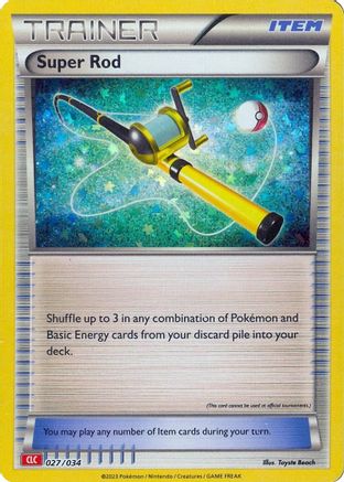 Super Rod (CLC) (27) Holofoil - Trading Card Game Classic