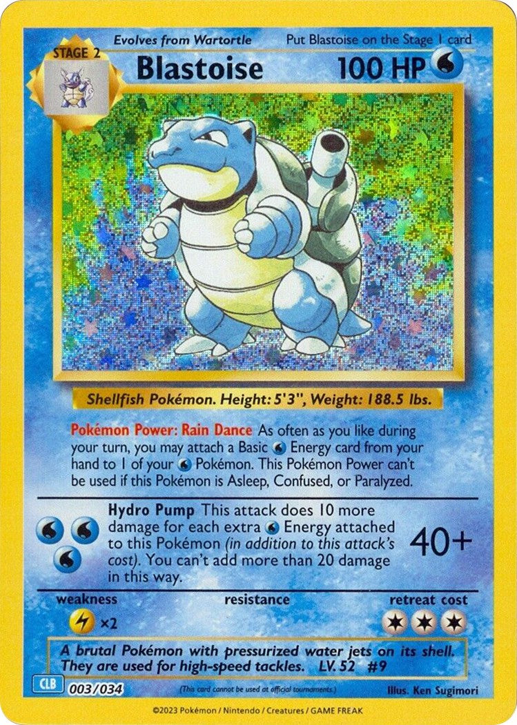 Blastoise [Trading Card Game Classic] | Silver Goblin