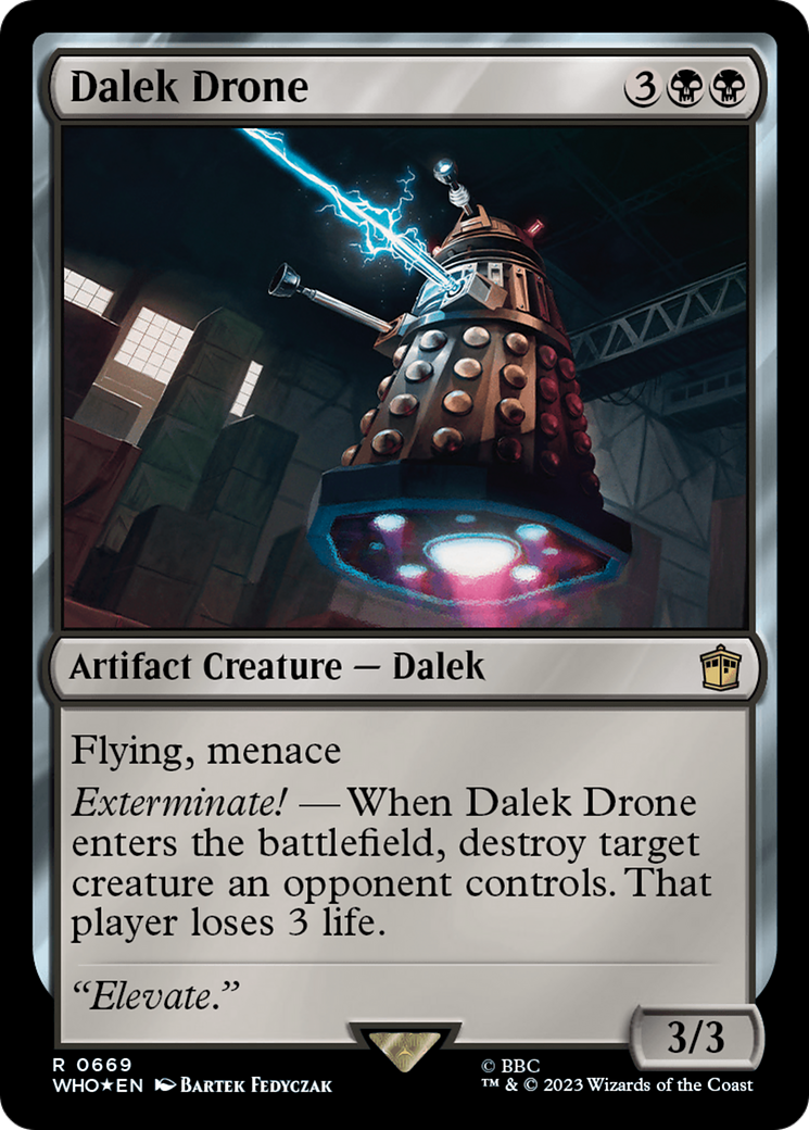 Dalek Drone (Surge Foil) [Doctor Who] | Silver Goblin