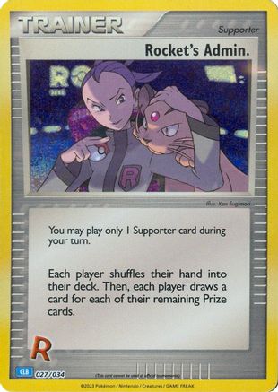 Rocket's Admin. (CLB) (27) Holofoil - Trading Card Game Classic
