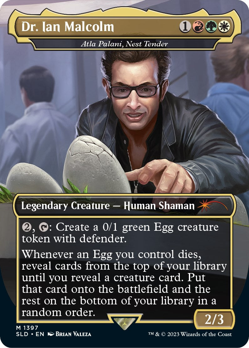 Dr. Ian Malcolm - Atla Palani, Nest Tender [Secret Lair Drop Series] | Silver Goblin