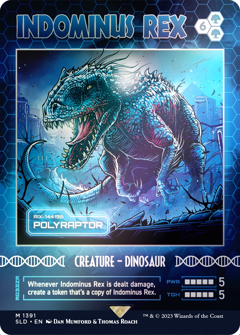 Indominus Rex - Polyraptor (Rainbow Foil) [Secret Lair Drop Series] | Silver Goblin