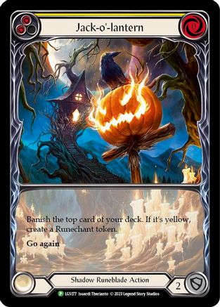 Jack-o'-lantern (Yellow) - LGS177 (LGS177)  - Flesh and Blood: Promo Cards