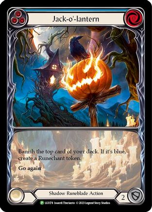 Jack-o'-lantern (Blue) - LGS178 (LGS178)  - Flesh and Blood: Promo Cards