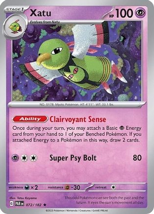 Xatu - 072/182 (Non-Holo) (72) - Deck Exclusives