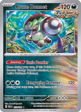 Brute Bonnet - 123/182 (Cosmos Holo) (123) Holofoil - Miscellaneous Cards & Products