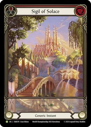 Sigil of Solace (FAB178) (FAB178) Rainbow Foil - Flesh and Blood: Promo Cards