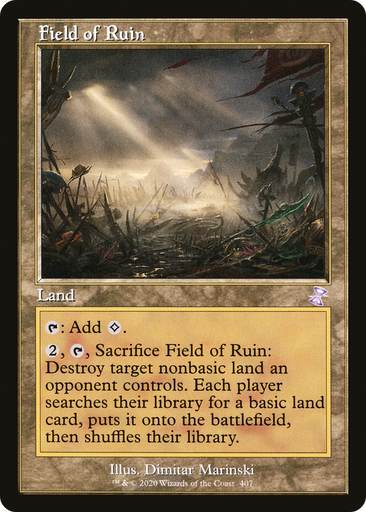 Field of Ruin (Timeshifted) [Time Spiral Remastered] Foil