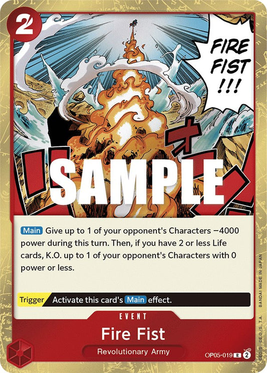 Fire Fist (OP05-019) Foil