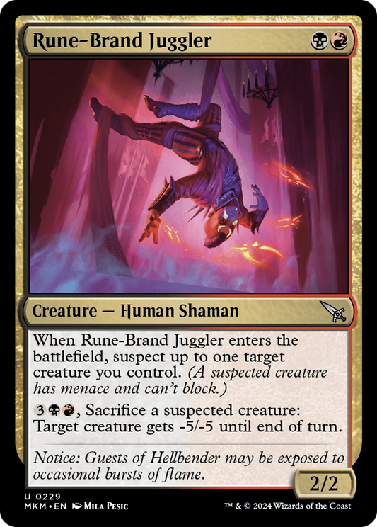 Rune-Brand Juggler [Murders at Karlov Manor] Foil