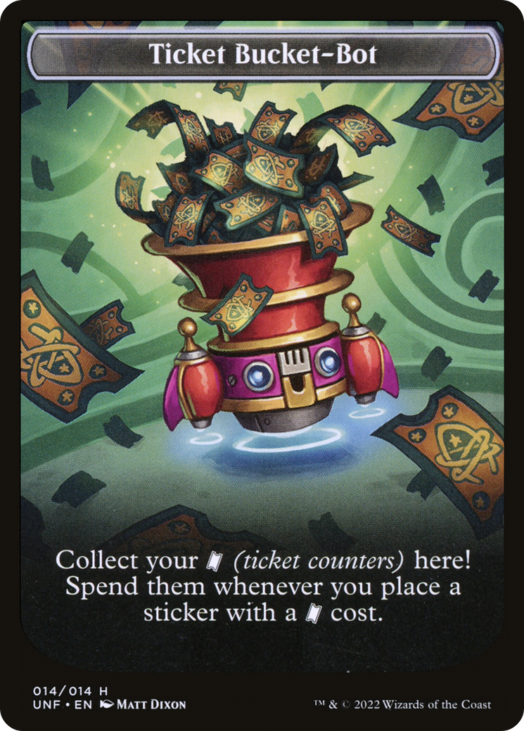 Ticket Bucket-Bot Token (014) - Unfinity Tokens