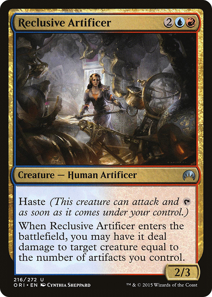 Reclusive Artificer (216) Foil - Magic Origins