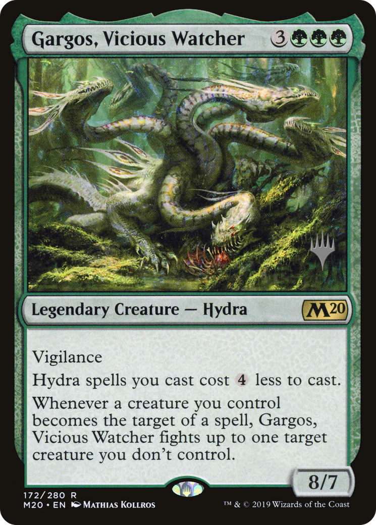 Gargos, Vicious Watcher (Promo Pack) [Core Set 2020 Promos] Foil