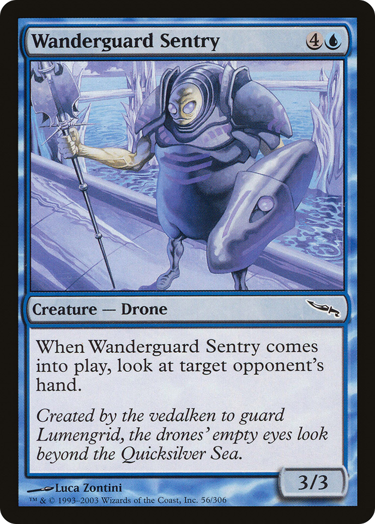 Wanderguard Sentry [Mirrodin] Foil