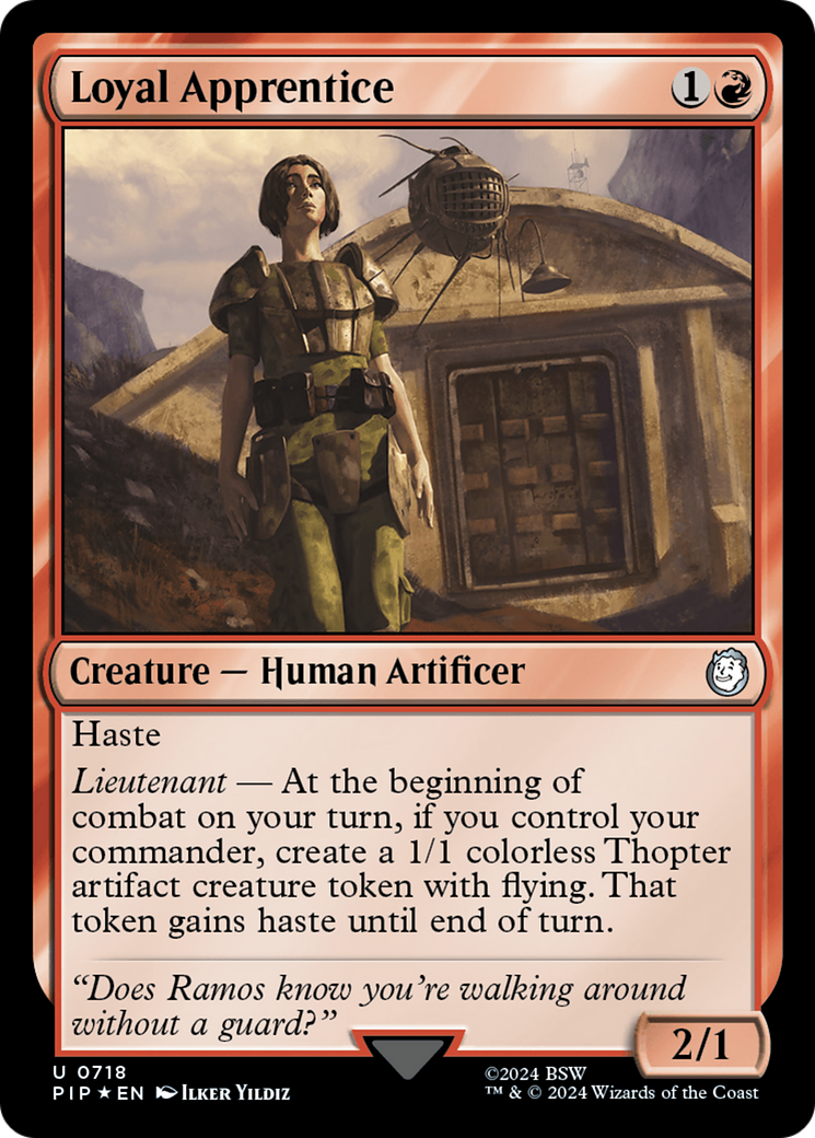 Loyal Apprentice (Surge Foil) (718) Foil - Fallout