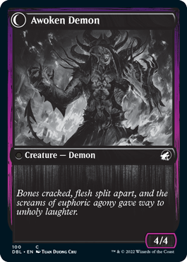 Ecstatic Awakener // Awoken Demon [Innistrad: Double Feature] Foil