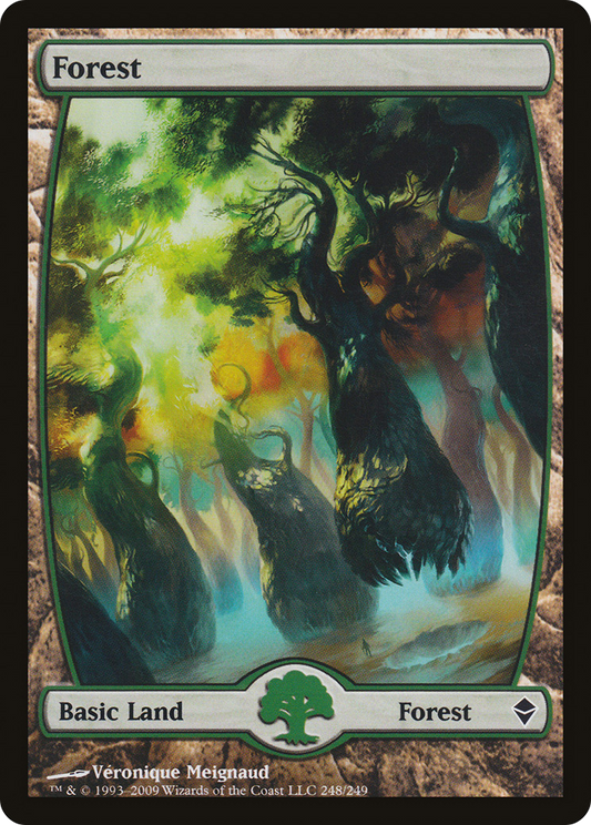 Forest (248) [Zendikar] Foil