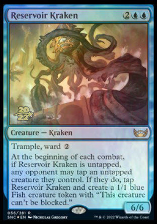 Reservoir Kraken [Streets of New Capenna Prerelease Promos] | Silver Goblin