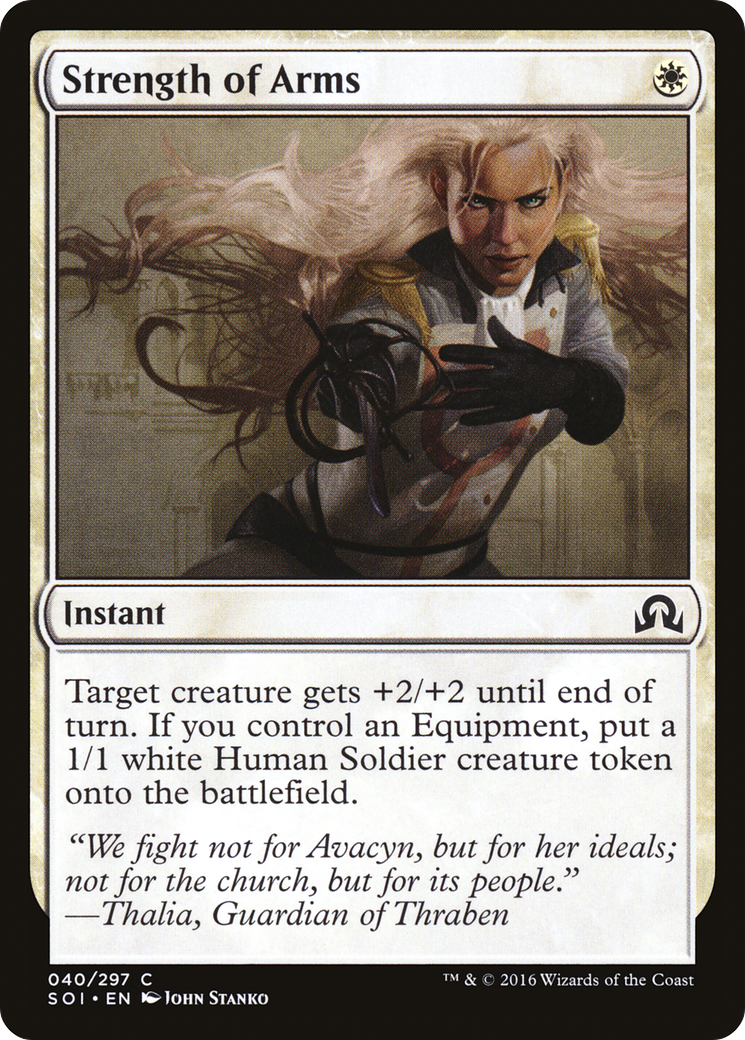 Strength of Arms (040) Foil - Shadows over Innistrad