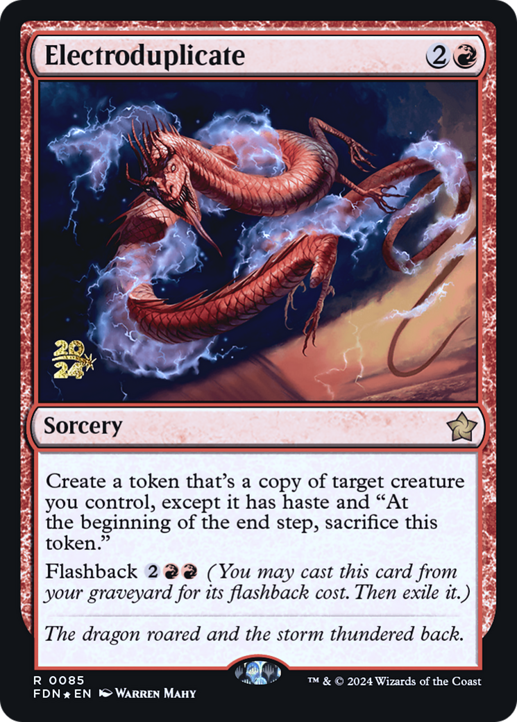 Electroduplicate [Foundations Prerelease Promos]