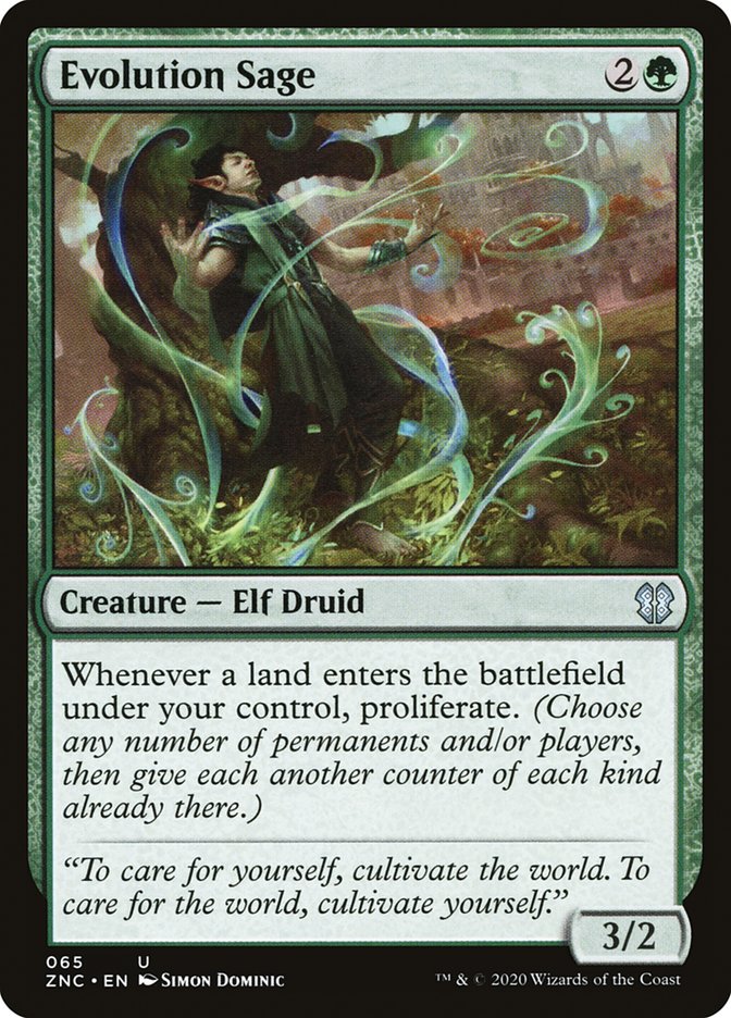 Evolution Sage [Zendikar Rising Commander] | Silver Goblin