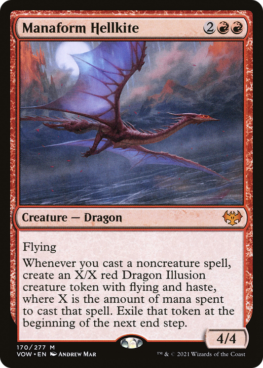 Manaform Hellkite [Innistrad: Crimson Vow] Foil