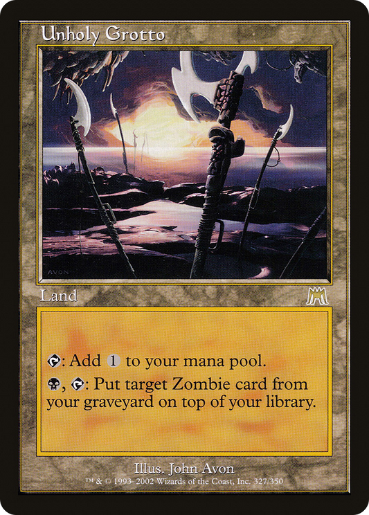 Unholy Grotto [Onslaught] Foil