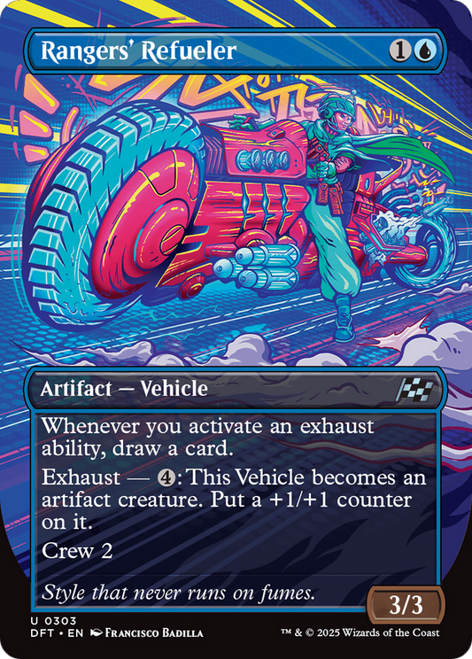 Rangers' Refueler (Borderless) Foil (303) - Aetherdrift