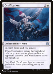 Ossification [The List Reprints] | Silver Goblin