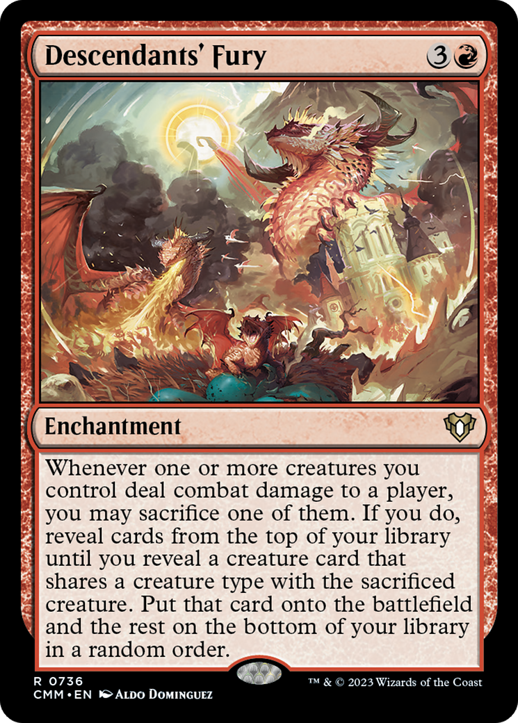 Descendants' Fury [Commander Masters] | Silver Goblin