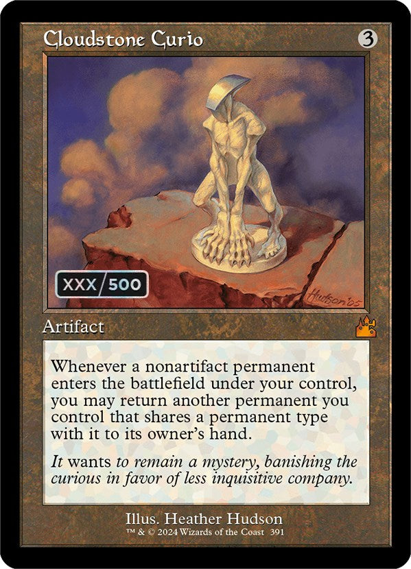 Cloudstone Curio (Retro) (Serialized) [Ravnica Remastered] | Silver Goblin