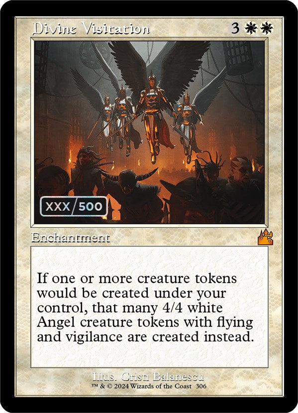 Divine Visitation (Retro) (Serialized) [Ravnica Remastered] | Silver Goblin