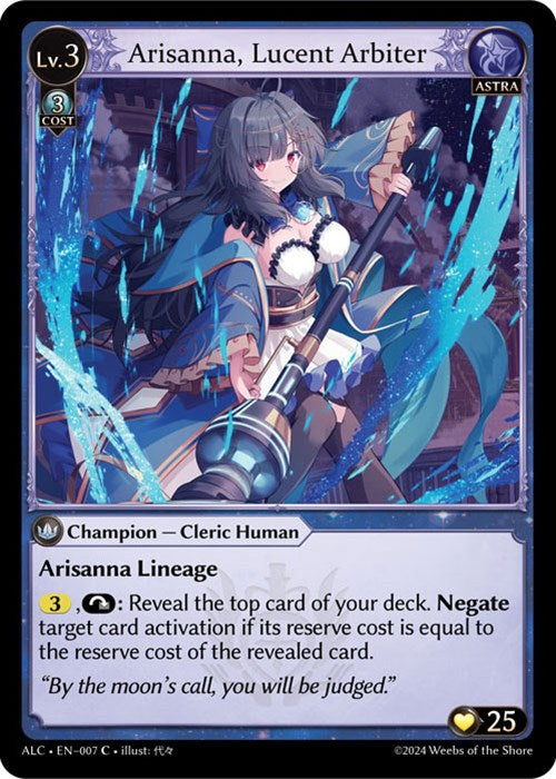 Arisanna, Lucent Arbiter (7) [Alchemical Revolution] Foil